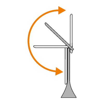 LED-es asztali lámpa, hálózati adapterrel - LA 3